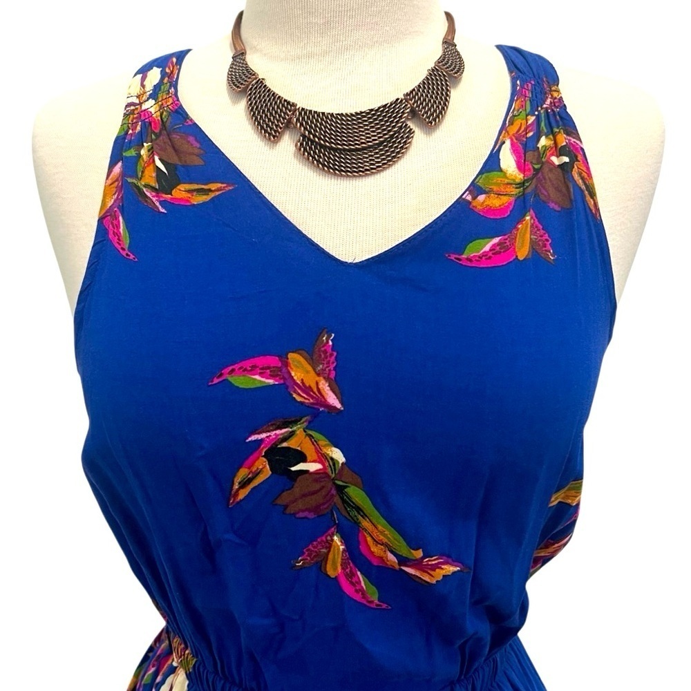NWT -A New Day Vibrant Blue Floral 🌸 Maxi Dress